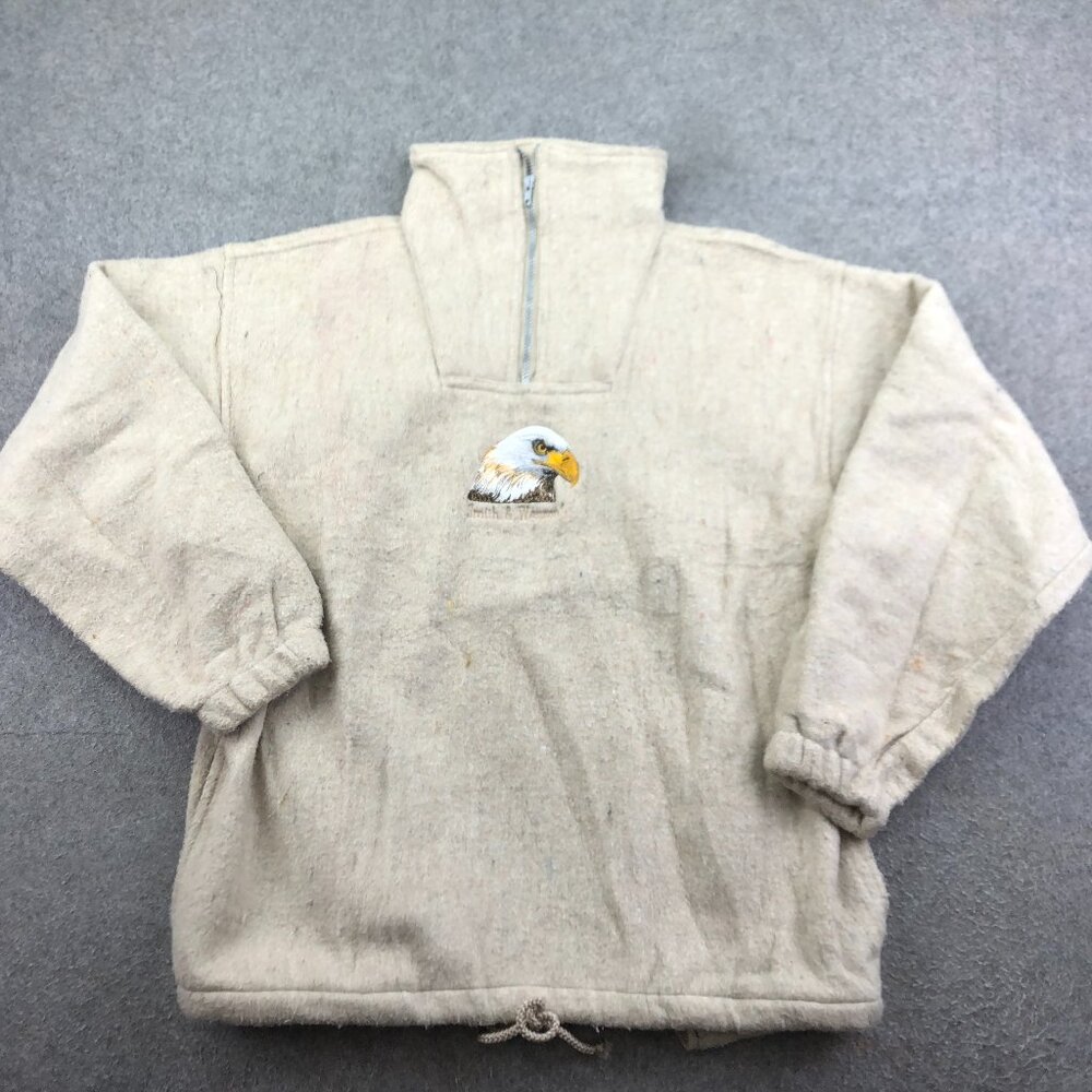 Vintage Earth Ragz Sweater XL Smith & Wesson Embroidered Eagle